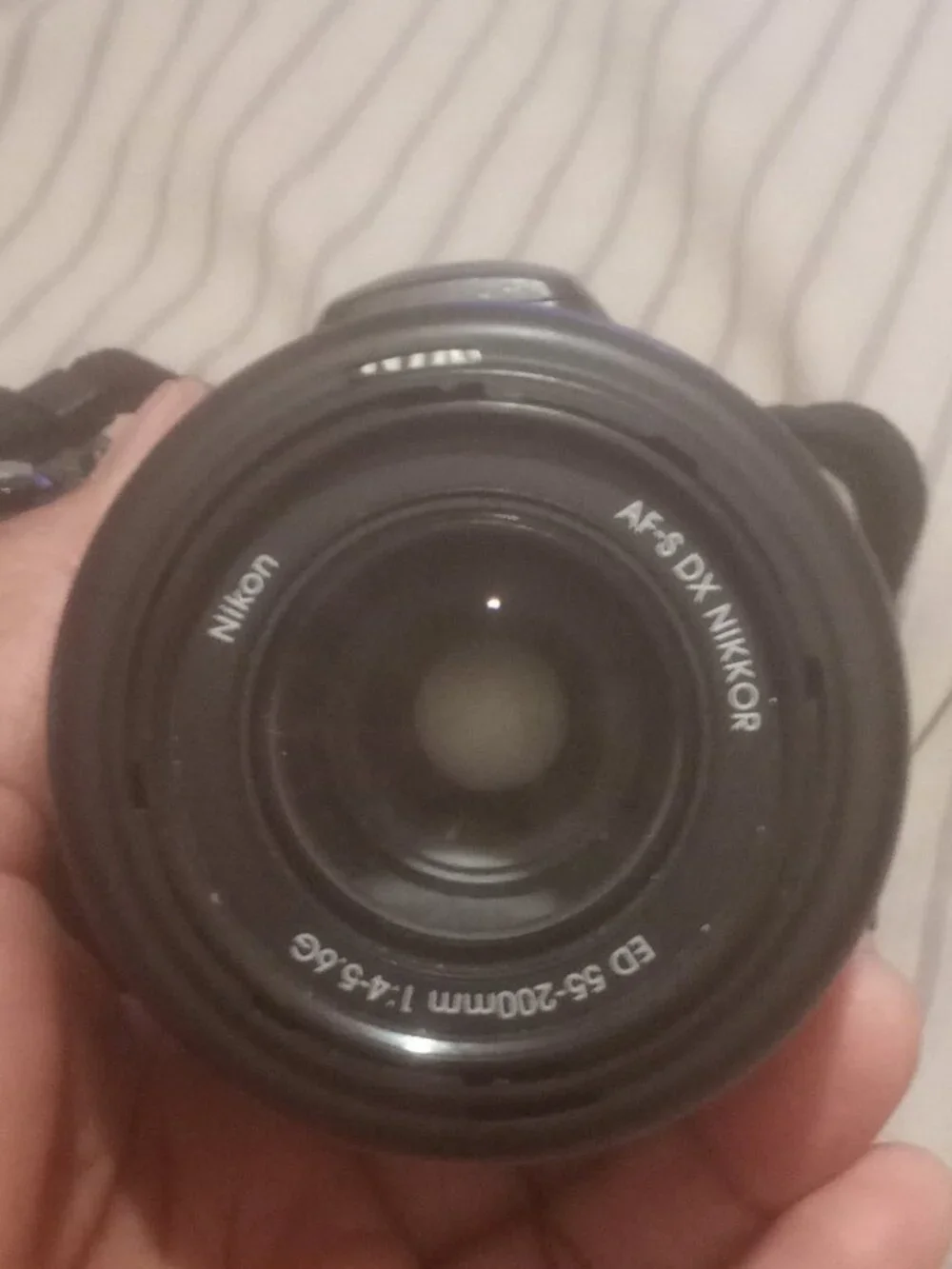 Nikon D40 6.1MP DSLR Camera Kit/AF-S DX 55-200mm Lens For Parts Only